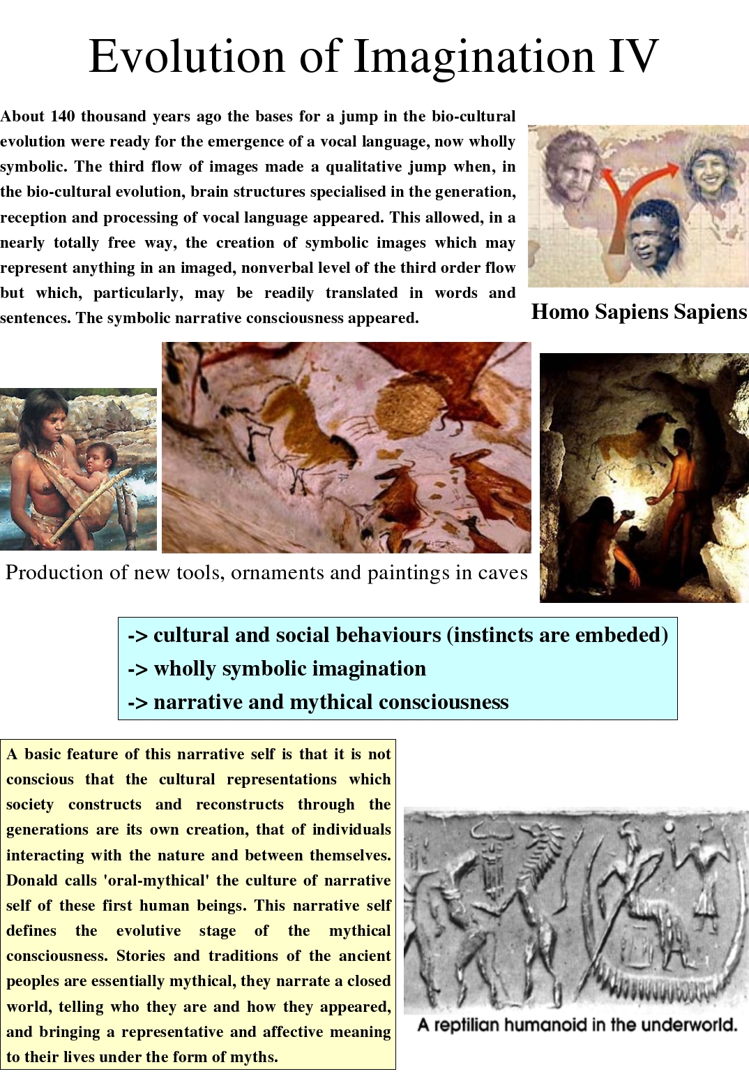 Evolution of Imagination IV